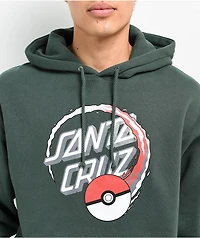 Pokemon & Santa Cruz Poke Ball Dot Men's Hoodie