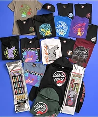 Pokemon & Santa Cruz Water Type 1 Youth T-Shirt