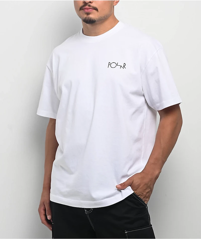 Polar Fill Logo Klez White T-Shirt