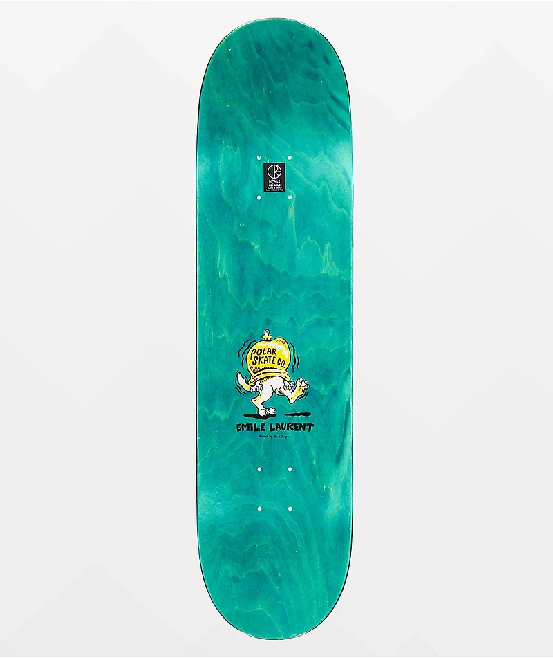 Polar Laurent Accordion Dog 8.375" Skateboard Deck