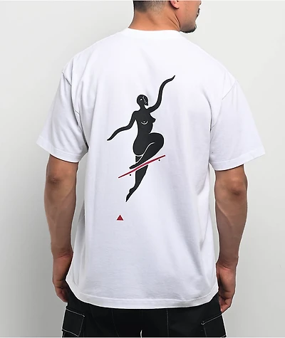 Polar No Comply White T-Shirt