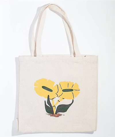 Poler Blossom Tan Tote Bag