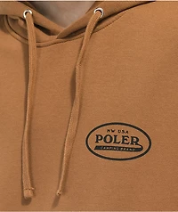 Poler Brand Brown Hoodie