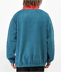 Poler Camp Sherpa Green & Red Anorak