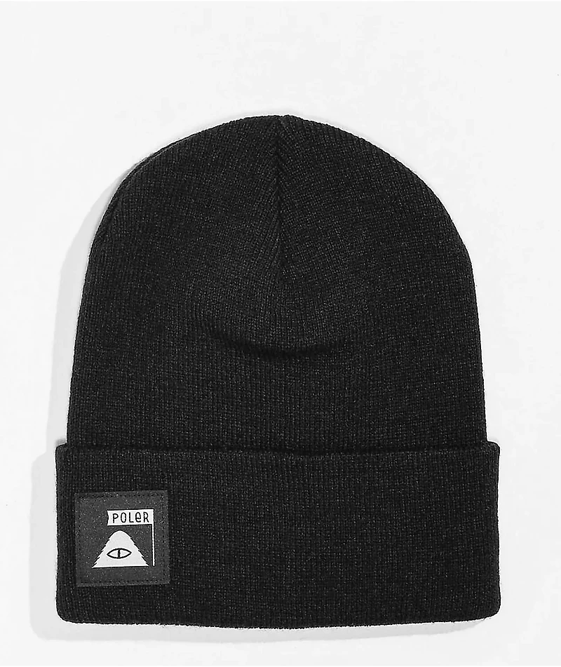 Poler Daily Driver Black Beanie