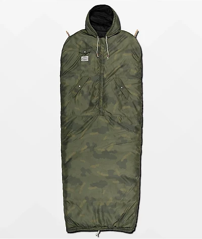 Poler Furry Green Camo Napsack