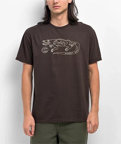 Poler Gator Brown T-Shirt