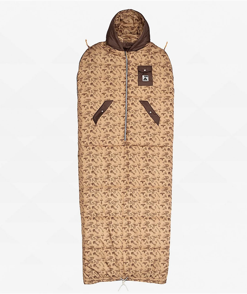 Poler Goomer Brown Reversible Poncho