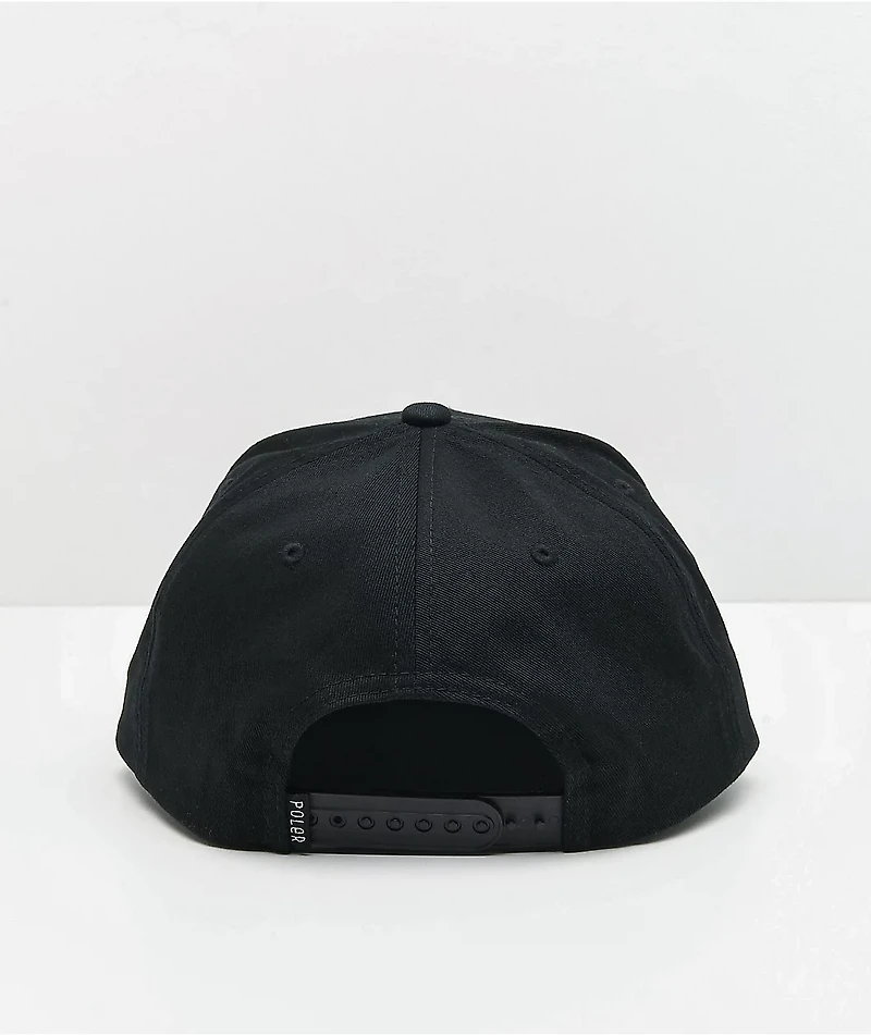 Poler Hype Patch Black Snapback Hat