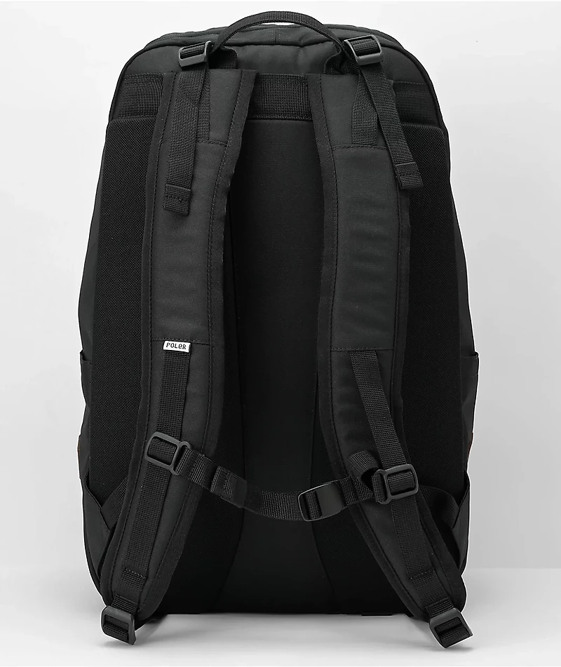 Poler Journey Black Backpack