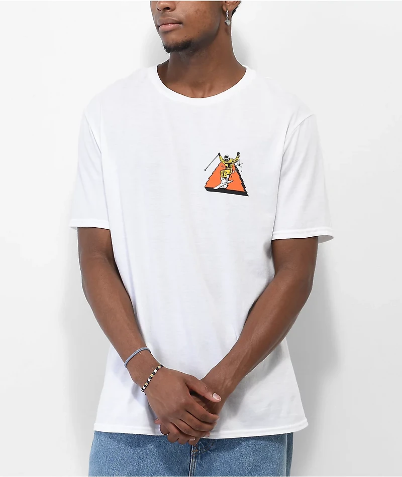 Poler Monoski White T-Shirt
