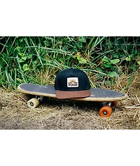 Poler Mountain Rainbow Patch Black & White Trucker Hat