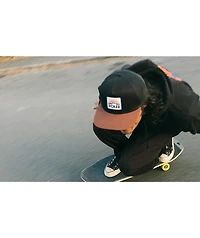 Poler Mountain Rainbow Patch Black & White Trucker Hat