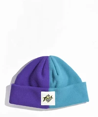 Poler Purple & Teal Fleece Beanie