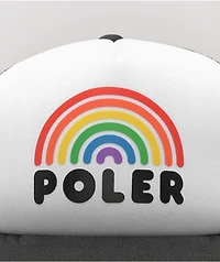 Poler Rainbow Black & White Trucker Hat