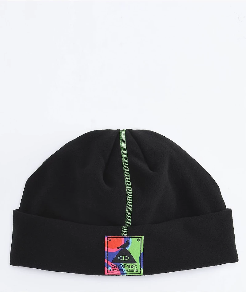 Poler Staple Black Fleece Beanie