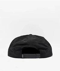 Poler State Nylon Black Snapback Hat