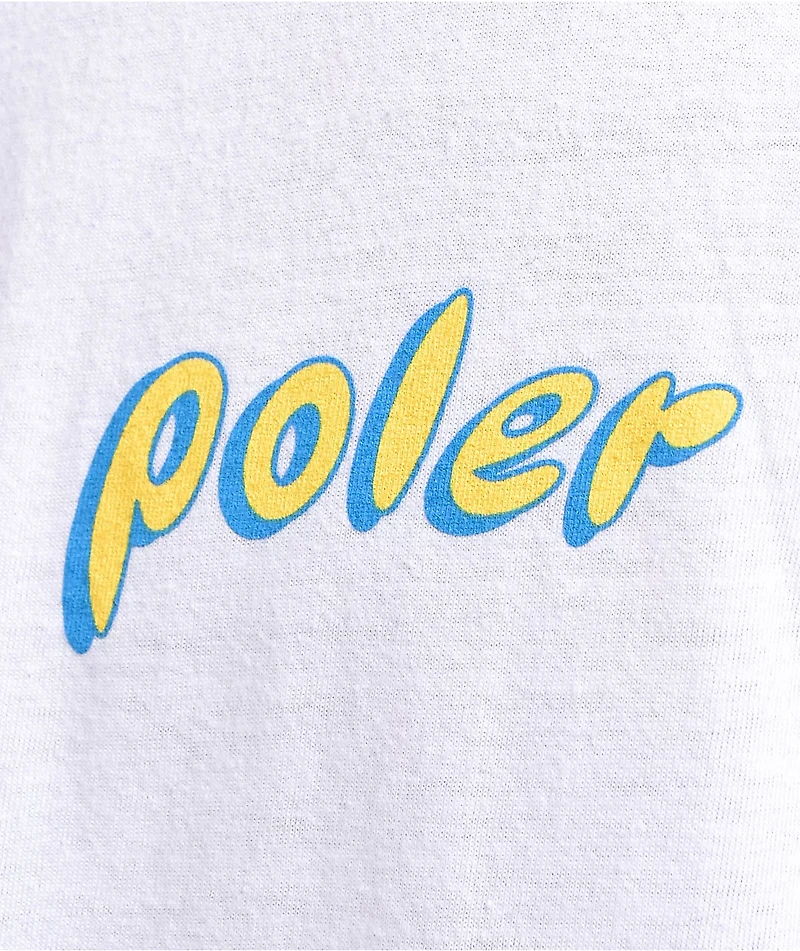 Poler Wavy White T-Shirt