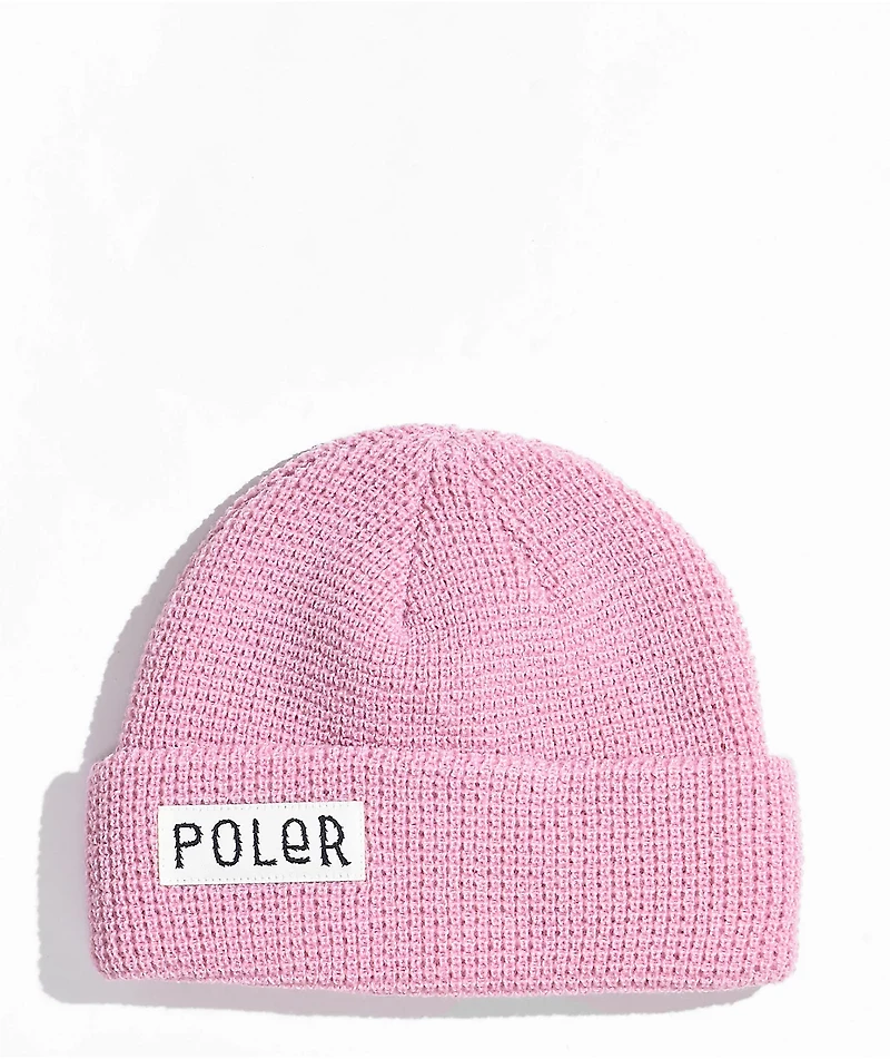 Poler Workerman Pink Beanie