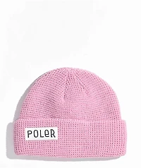 Poler Workerman Pink Beanie