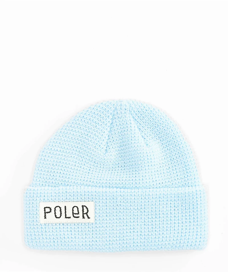 Poler Workerman Powder Blue Beanie