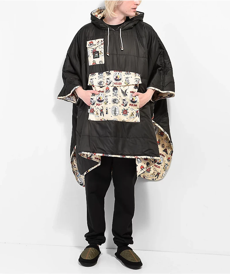 Poler x Dark Seas Reversible Poncho