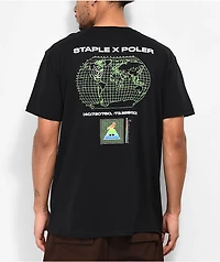 Poler x Staple Globo Pigeon Black T-Shirt