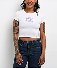 Polly Pocket Believe White Crop T-Shirt
