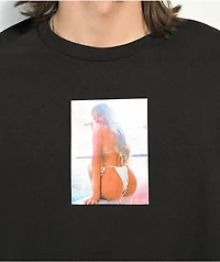 Popular Demand Boat View Black T-Shirt