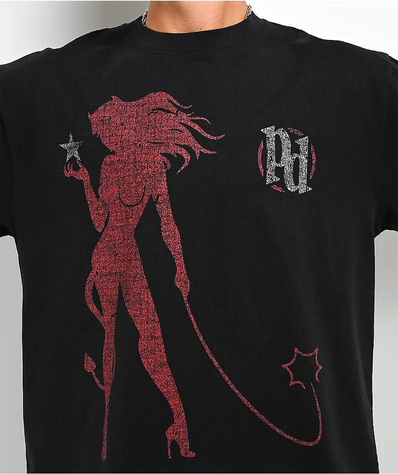 Popular Demand Devil Heat Black T-Shirt