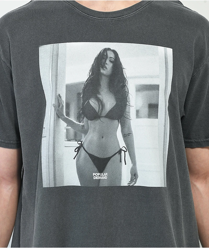 Popular Demand Home Vintage Black T-Shirt