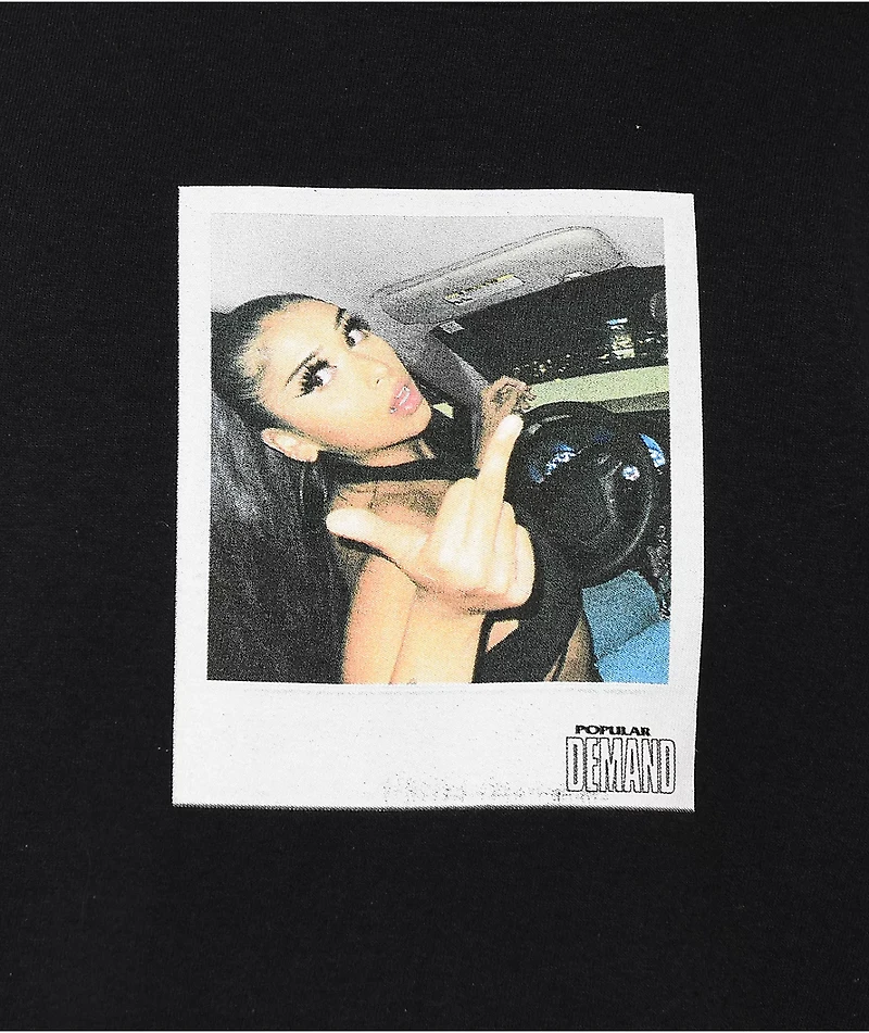 Popular Demand Instant Hello Black T-Shirt