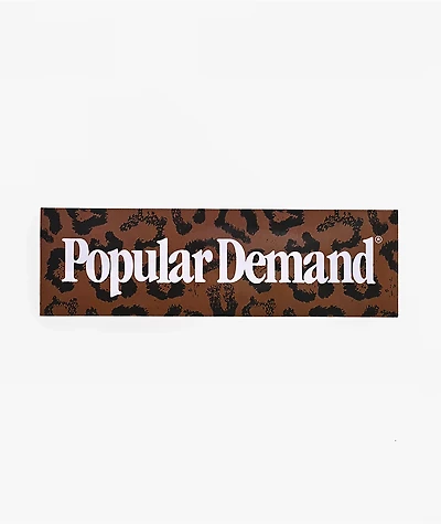 Popular Demand Leopard Bumper Sticker