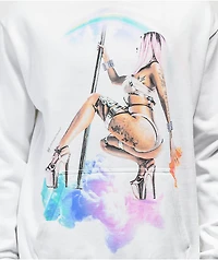 Popular Demand Rainbow White Hoodie