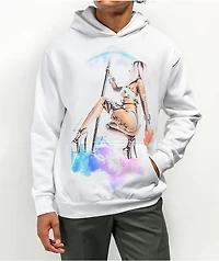 Popular Demand Rainbow White Hoodie