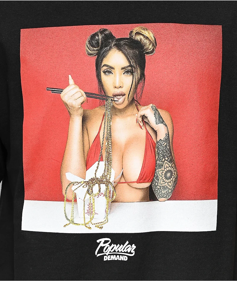Popular Demand Takeout Black T-Shirt