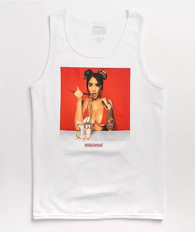 Popular Demand Takeout White Tank Top