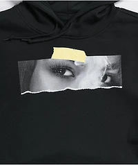 Popular Demand Taped Black Hoodie