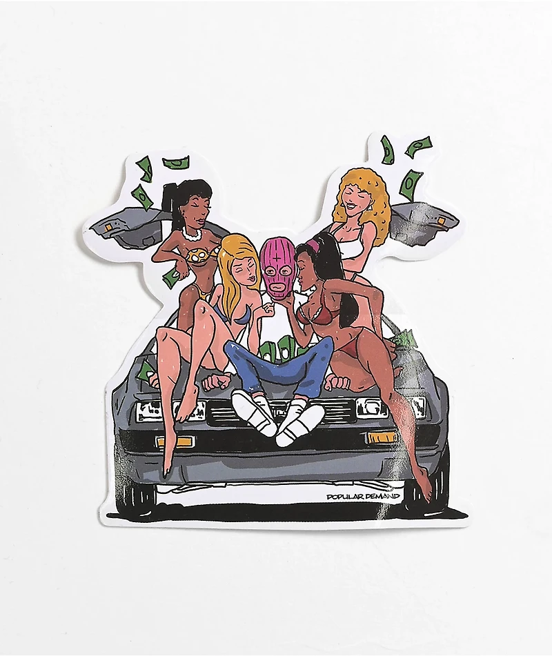 Popular Demand Wings Sticker