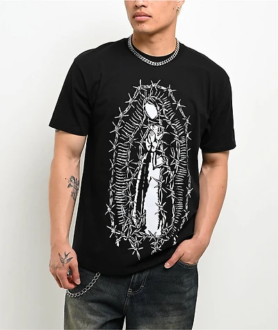 Porfa Barbed Wire Black T-Shirt