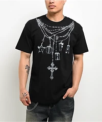 Porfa Blessed Black T-Shirt
