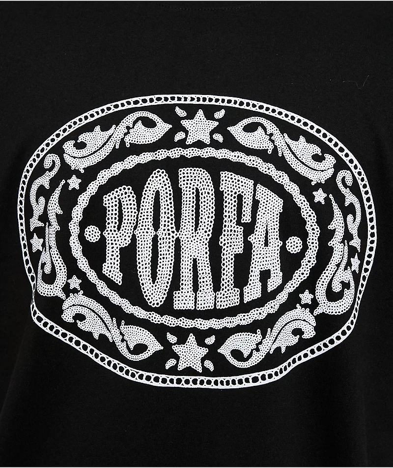 Porfa Logo Black T-Shirt