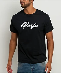 Porfa Raised Black T-Shirt