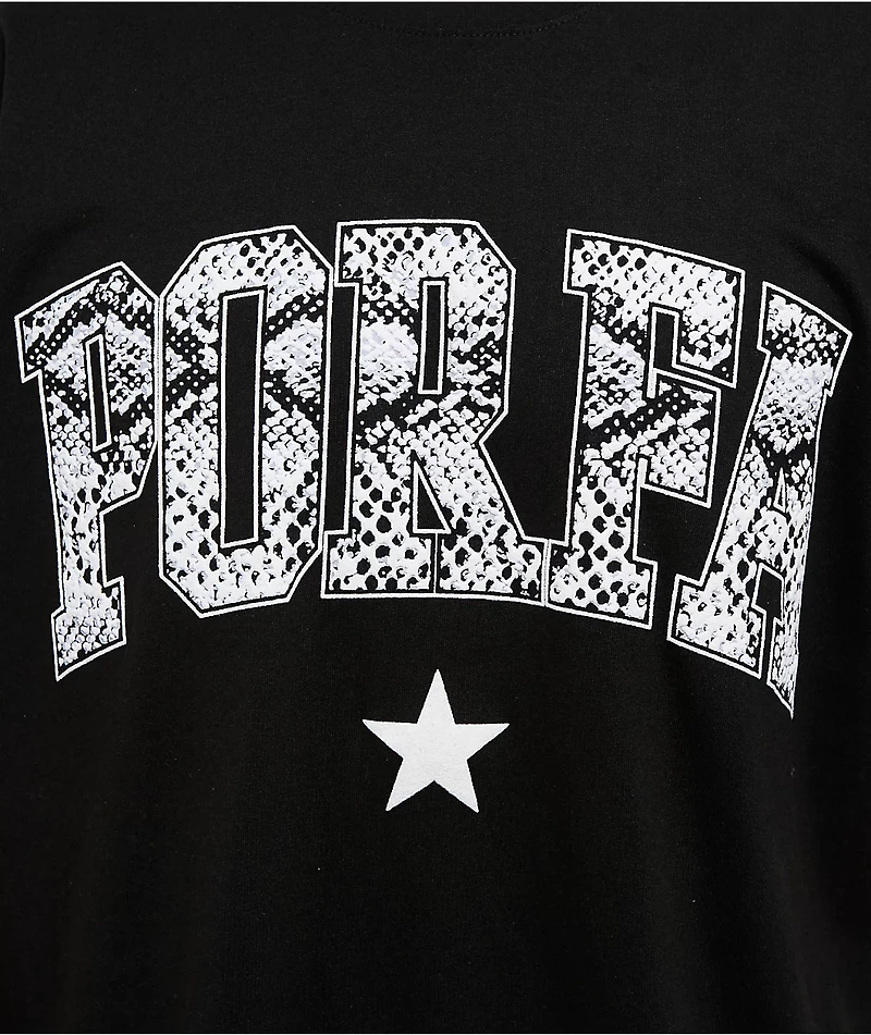 Porfa Snake Black T-Shirt