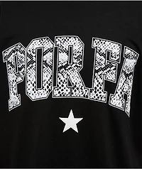 Porfa Snake Black T-Shirt