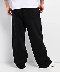 Porfa Stones Black Baggy Sweatpants