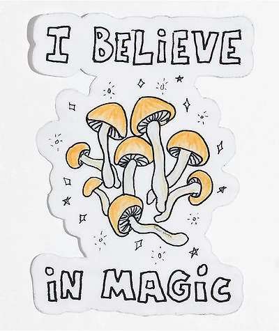 Porous Walker Believe In Magic Sticker