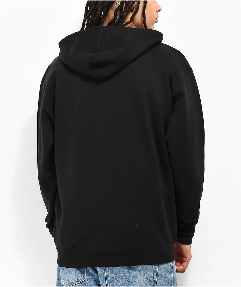 Porous Walker Butthole Black Zip Hoodie