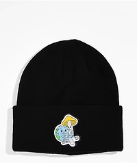 Porous Walker Earthlings Black Beanie