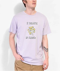 Porous Walker I Believe Magic Purple T-Shirt
